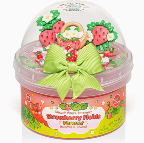 Strawberry Fields Glitter Slime