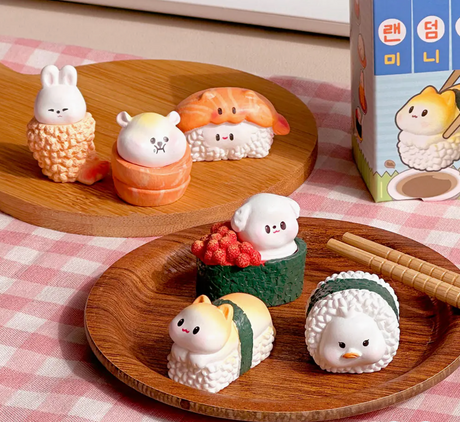 Random Sushi Animal Miniature Figure - Single - Blind Box