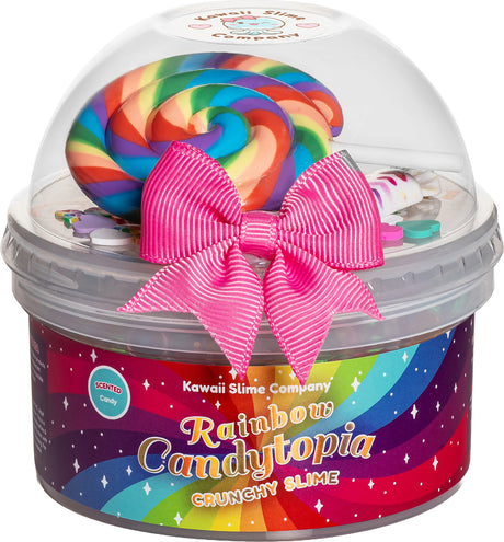 Rainbow Candytopia Crunchy Slime