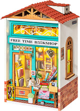 DIY Miniature House Kit: Free Time Bookshop