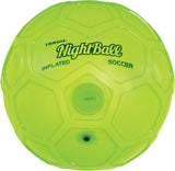 NightBall Green Inflatable Soccer Ball