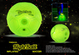 NightBall Green Inflatable Soccer Ball