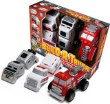 Magnetic Build-A-Truck - Fire and Rescue