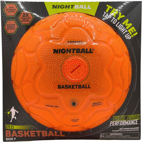 Tangle NightBall Basketball - Orange