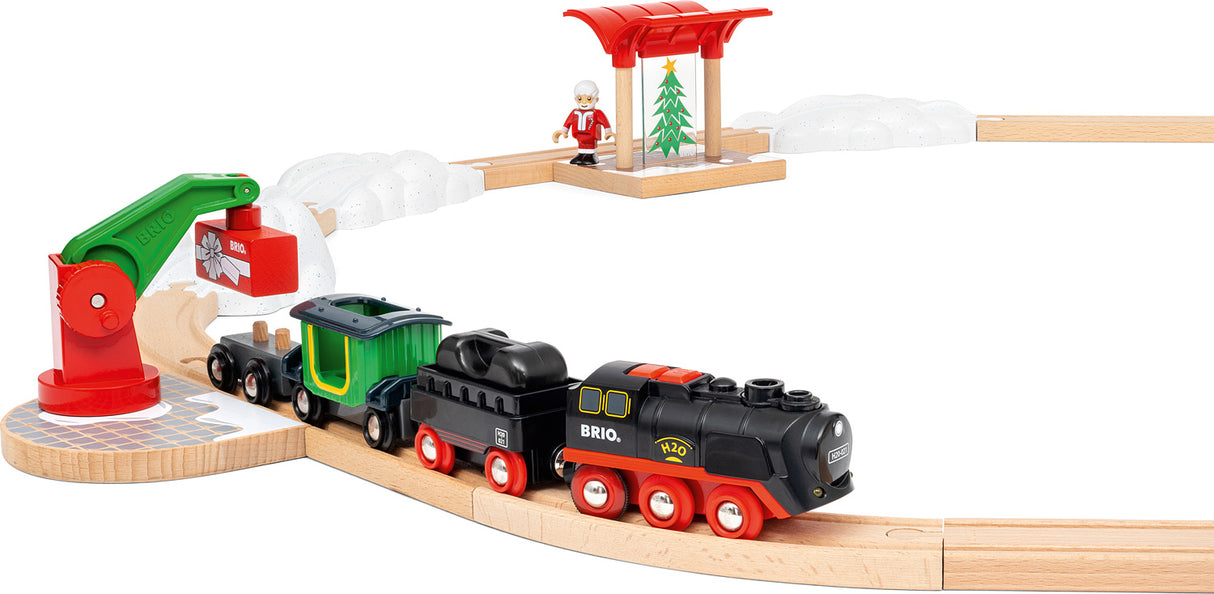 BRIO Christmas Steaming Train Set