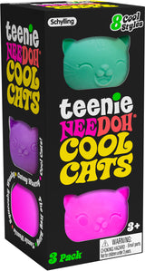 Teenie NeeDoh Cool Cats - 3 pack - Random Colors!