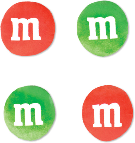 Milk Chocolate M&M's Holiday Mix Packaging Plush