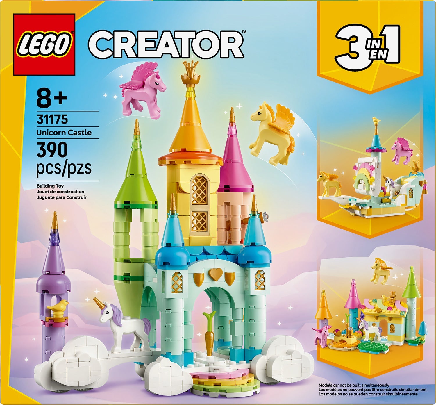 31175 Unicorn Castle - LEGO Creator 3 in 1 – Pufferbellies Toys