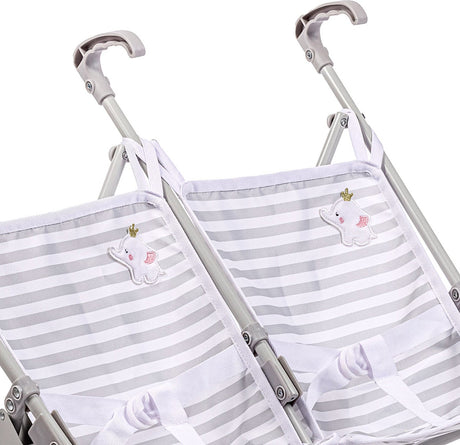 Berenguer Boutique Twin Doll Stroller