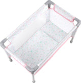 Berenguer Boutique Folding Doll Crib with Travel Bag
