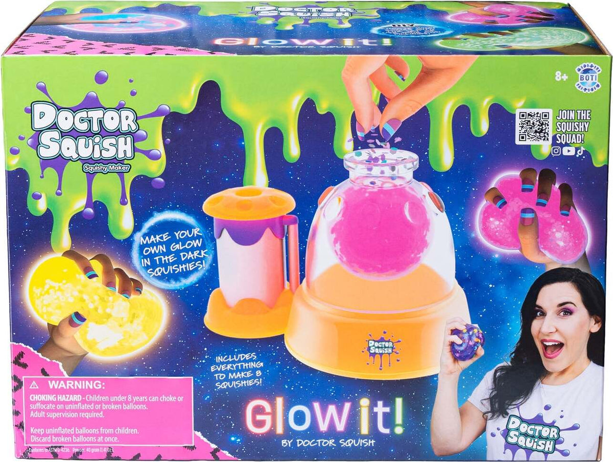 Doctor Squish Squishy Maker Station, Glow It! Edition