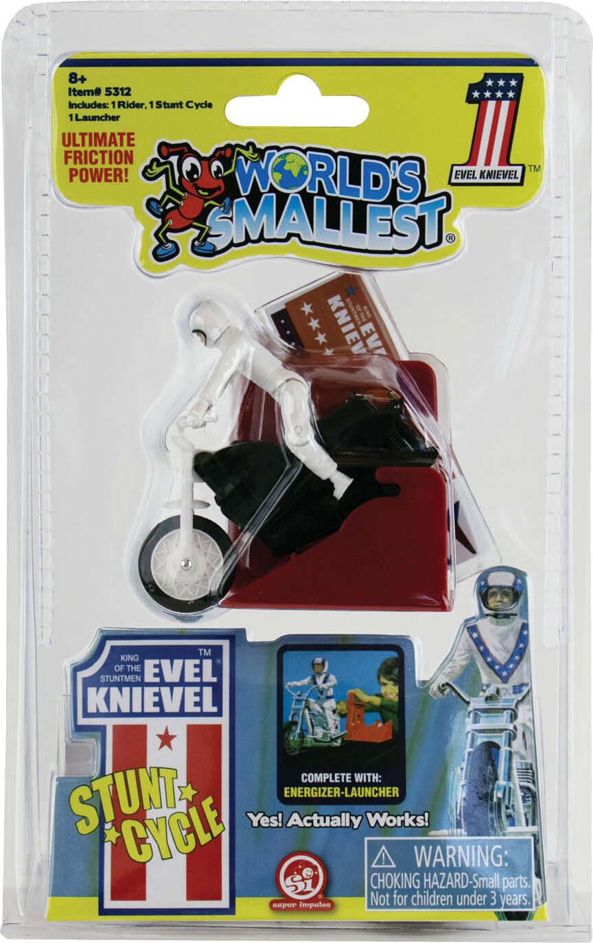 World's Smallest Evel Knievel Stunt Cycle