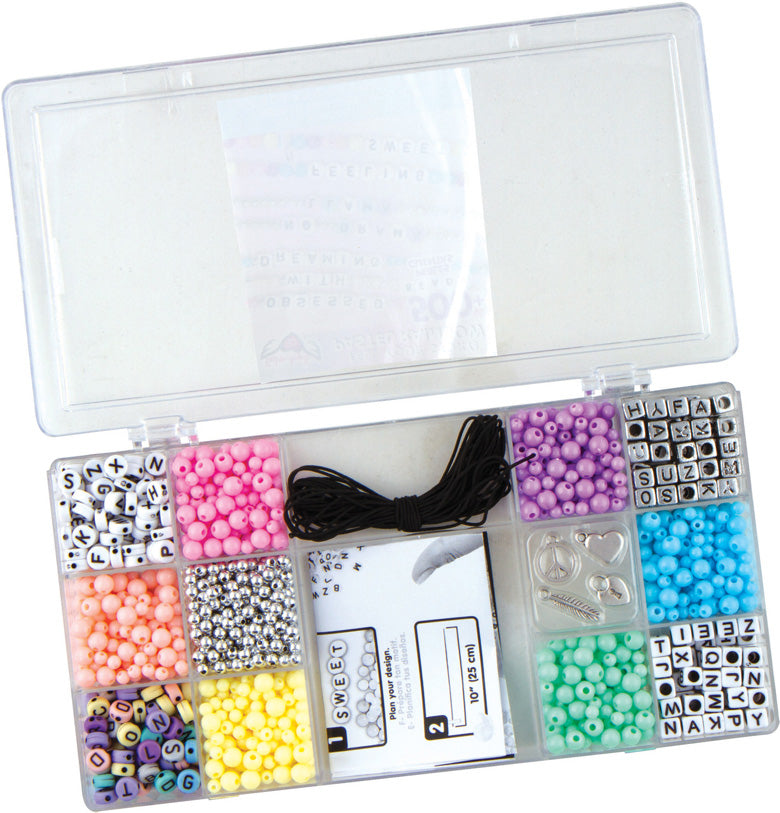 Tell Your Story! Pastel Rainbow Bead Set