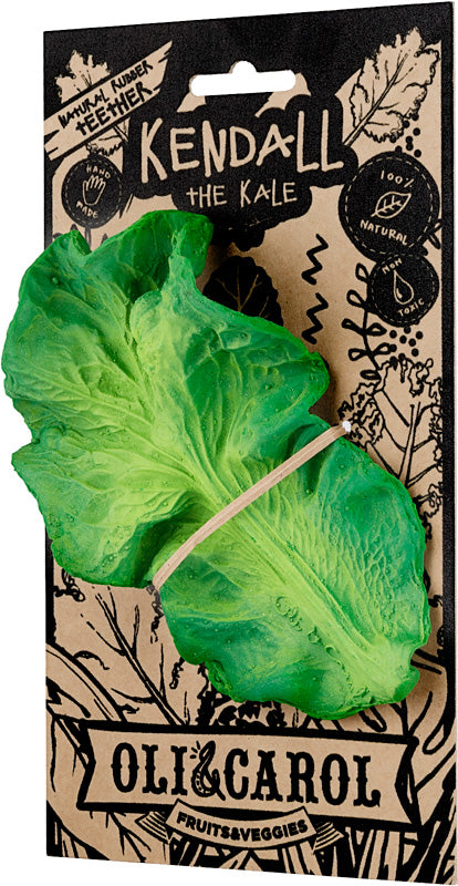 Kendall the Kale Natural Rubber Teether