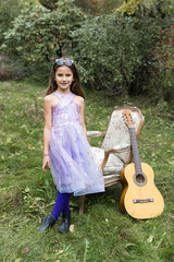 Ombre Eras Dress Lilac/Blue - Size 5/6