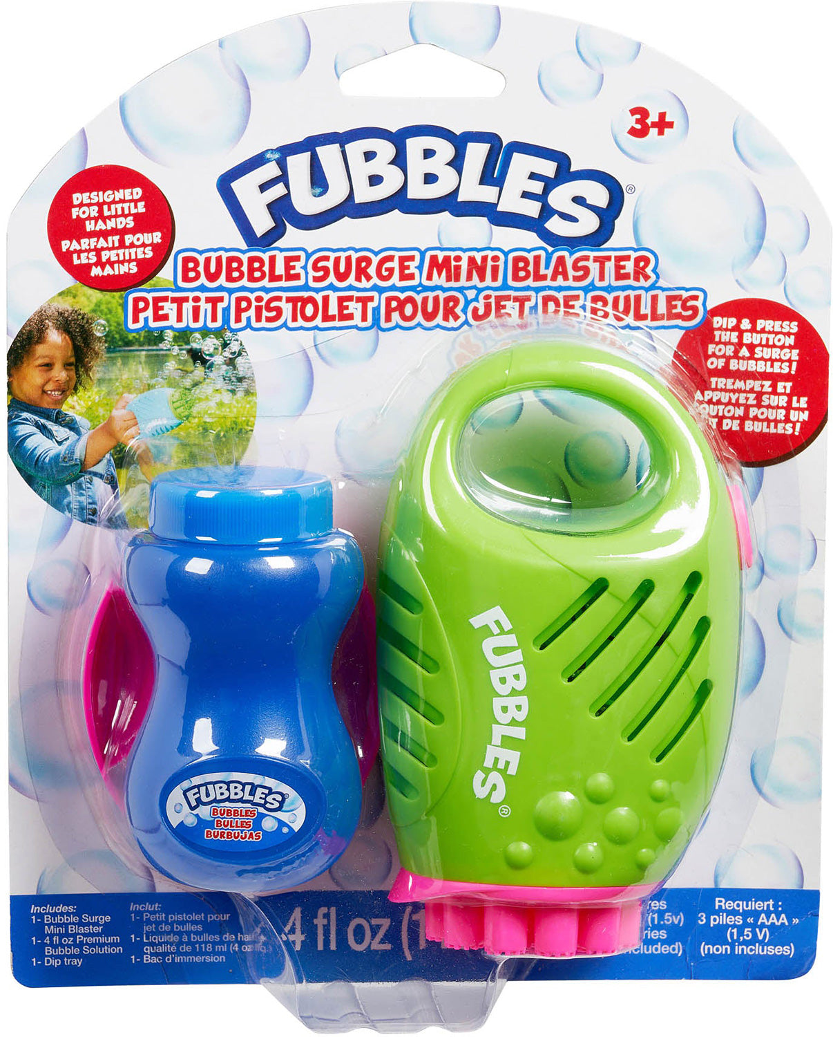 Fubbles Bubble Surge Mini Blaster