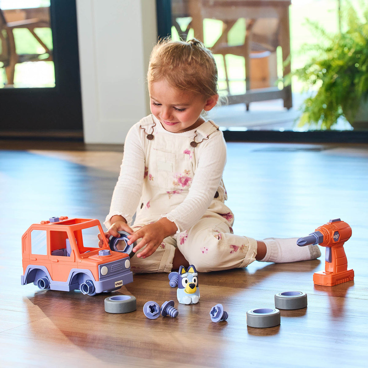 Bluey Build-A-Buddy Motorized Car and Drill