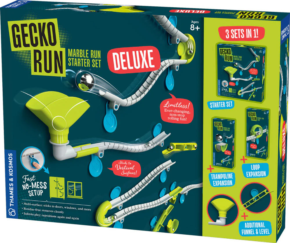 Gecko Run: Marble Run Deluxe Starter Set – Pufferbellies Toys & Books