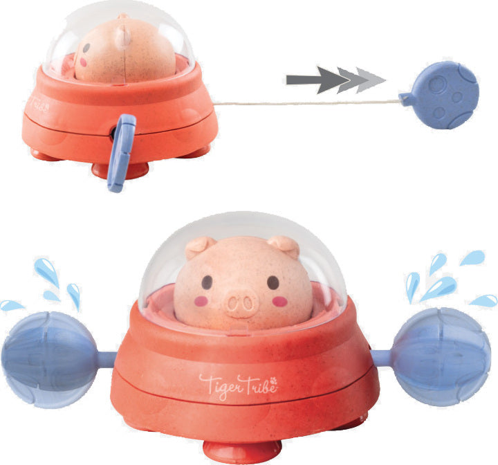 Bath Paddle Ship - Space Piggy