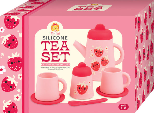 Silicone Tea Set - Strawberry Patch