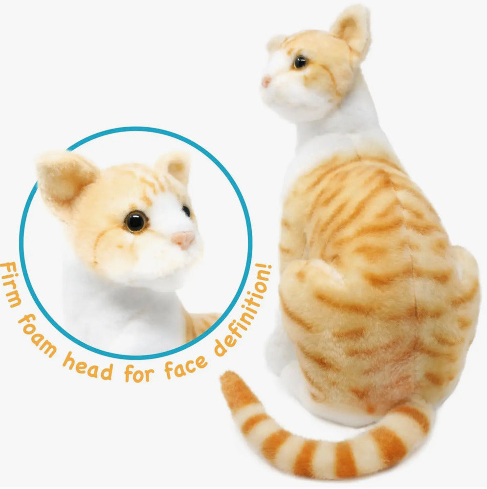 Tobias the Tabby Cat - Realistic Plush