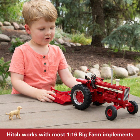 Big Farm Farmall 1:16 Scale 1256 Tractor with Mower