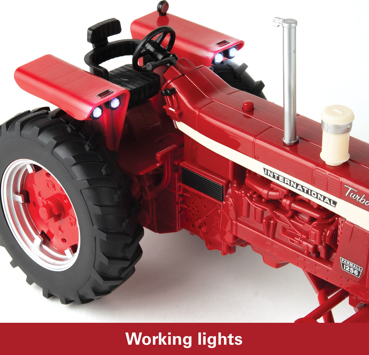 Big Farm Farmall 1:16 Scale 1256 Tractor with Mower