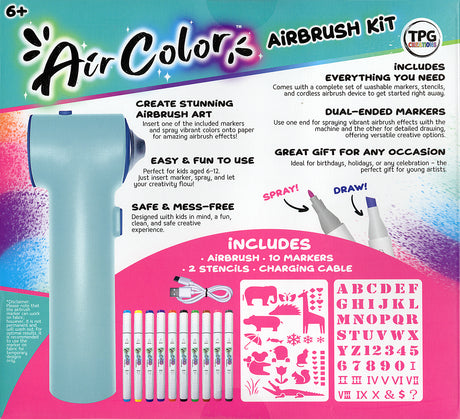 Aircolor Airbrush Kit (includes markers)