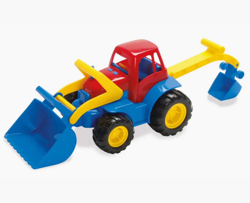 Tractor-Digger with Rubber Wheels