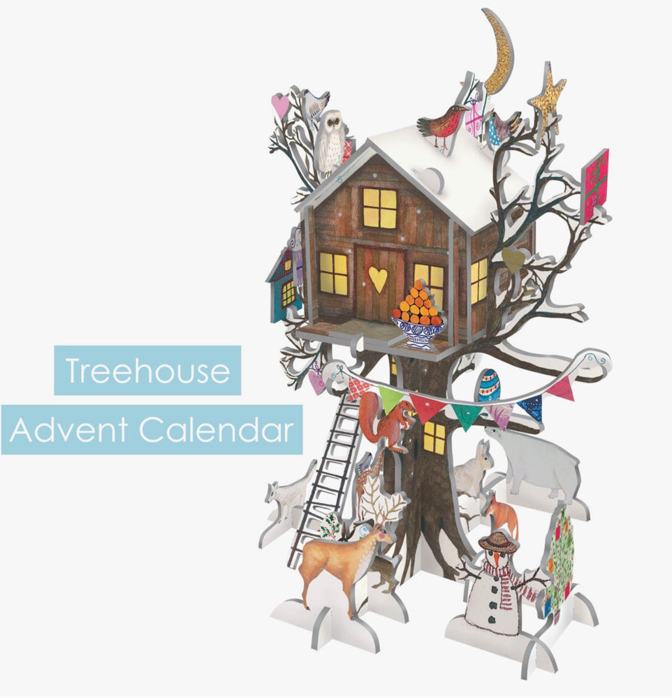 Treehouse Blue Pop and Slot Advent Calendar