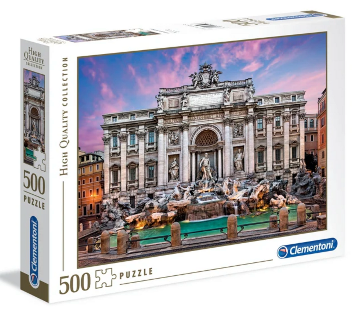 500 Piece Puzzle, Trevi Fountain