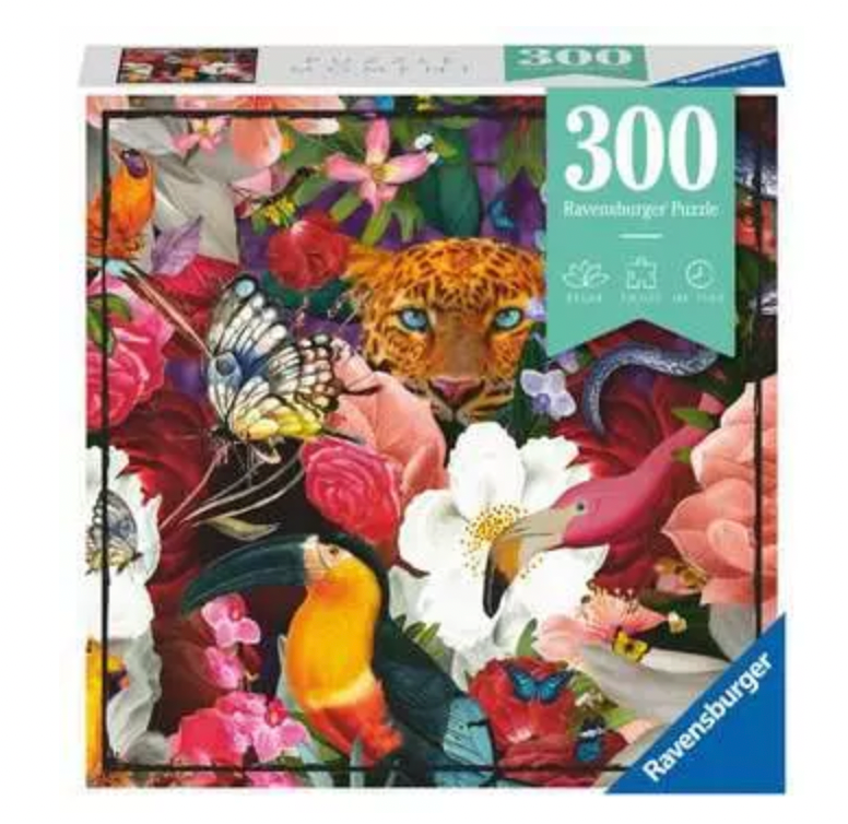 300 Piece Puzzle,Tropical Flowers (Puzzle Moments)