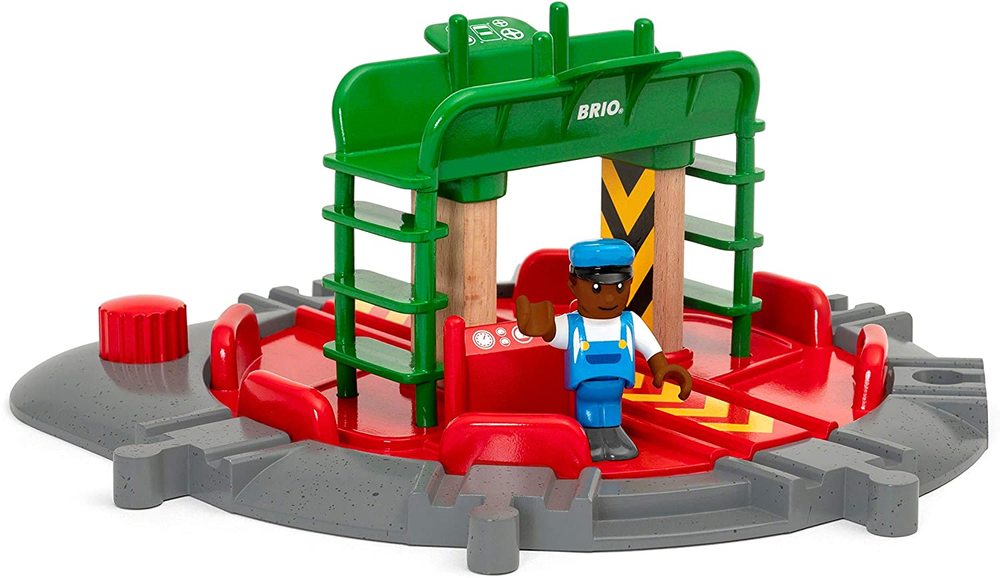 BRIO Train Turntable and Figure