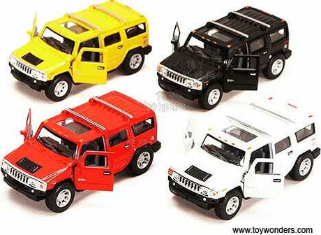 Hummer H2 SUV (2008, 1/40 scale die cast model car) (assorted colors)