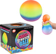 4" Squish and Stretch Rainbow Gummi Ball