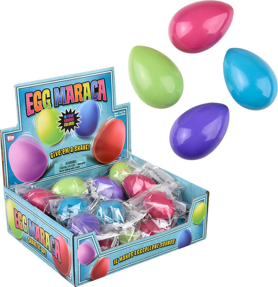 Egg Shaker Maraca - Single - Random Colors!