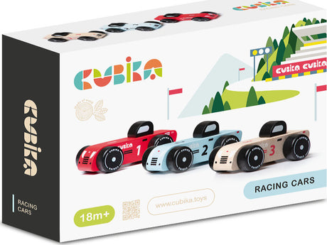 Cubika Wooden Racing Cars Set