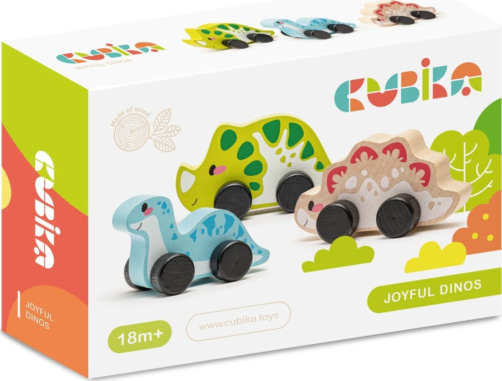 Cubika Wooden Joyful Dinos Set