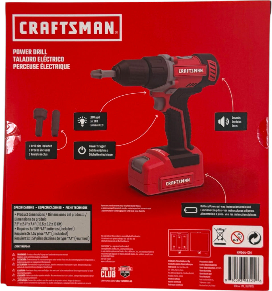 Craftsman Battery Operated Power Drill