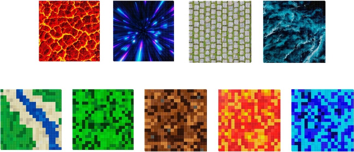 Slab Dream Lab Patterned Baseplate Asst