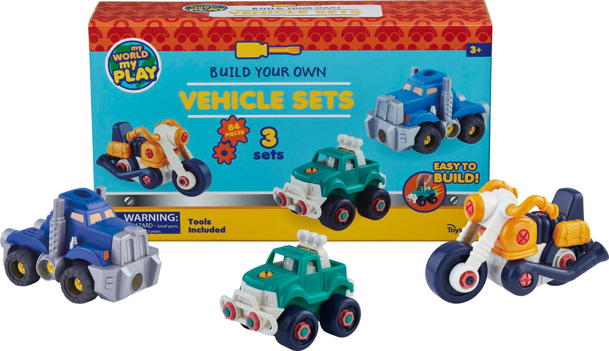 My World My Play Build Your Own Vehicle Set