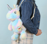 Plushie Unicorn Backpack - Blue