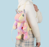 Plushie Unicorn Backpack - Pink