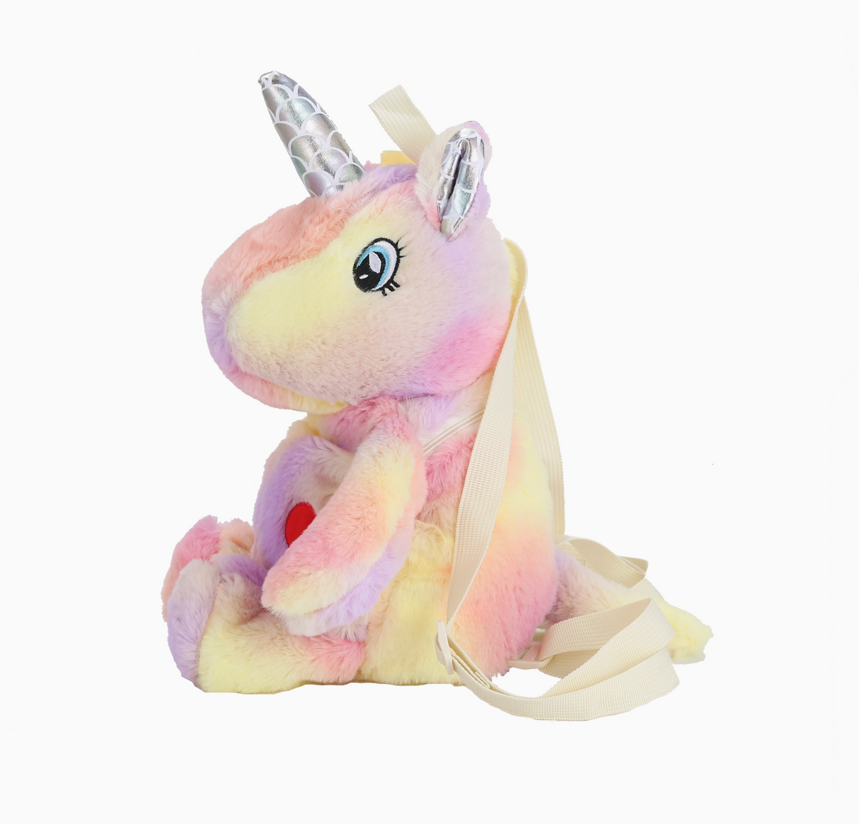 Plushie Unicorn Backpack - Pink