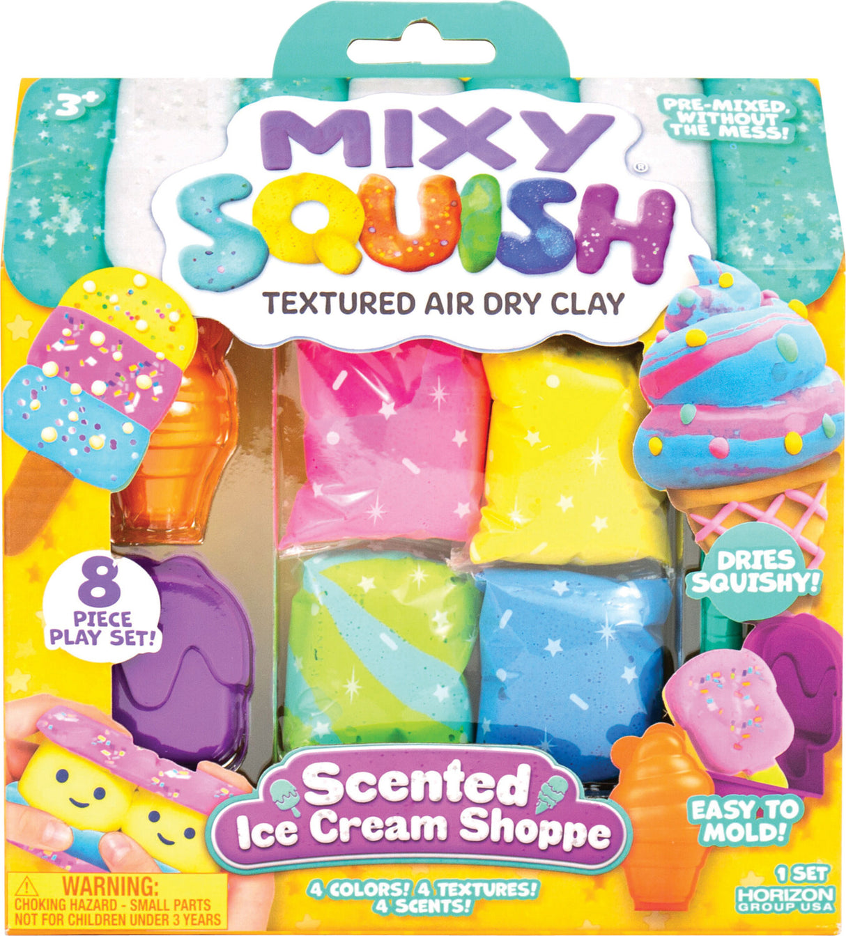 Scented Ice Cream Shoppe Air Dry Clay