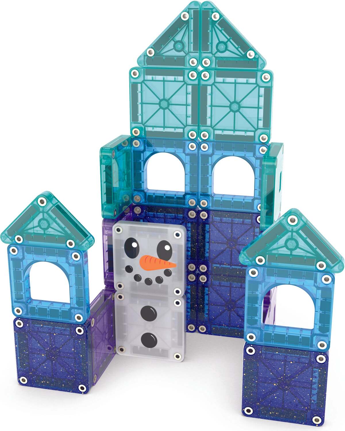 Magna-Tiles microMags Winter Wonder Travel Set (26-Piece)