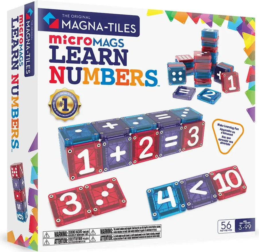 Magna Tiles microMAGS LEARN Numbers