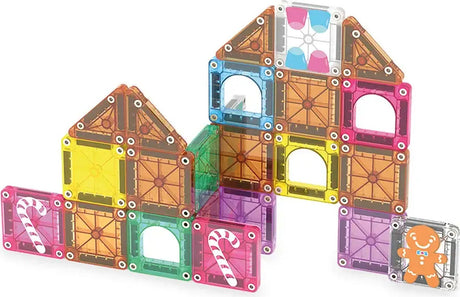 microMAGS Gingerbread House 24-Piece Travel Set