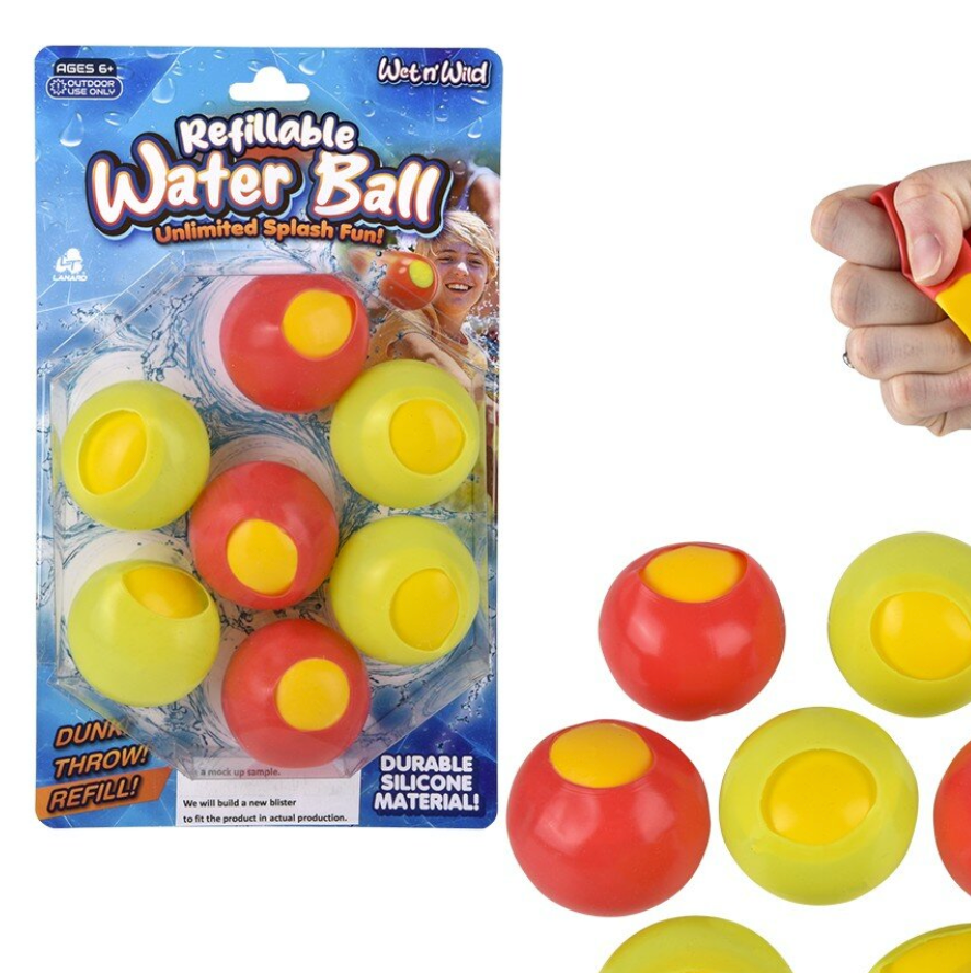 Refillable Water Balloons - Set of 7