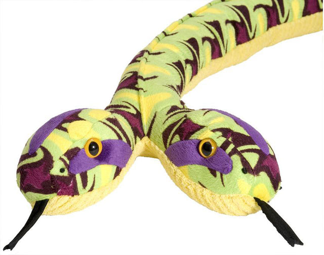 Two-Headed Snake Stuffed Animal - 54" Long Wild Republic